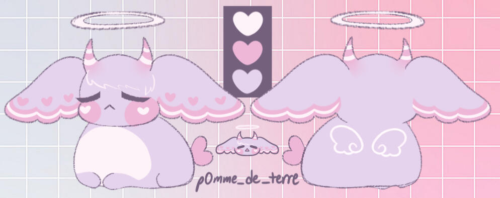 Mascot Character Sheet, Paint Tool SAI, 2023